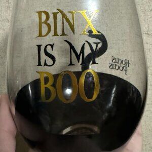 Hocus Pocus-Binx Wine Glass